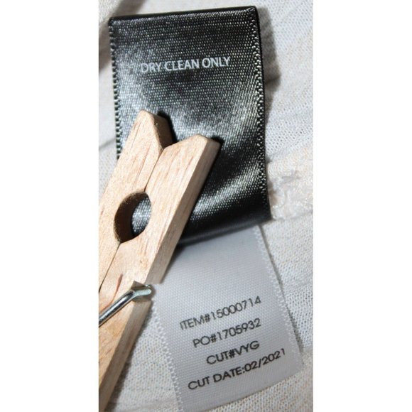 Torrid White Yellow Striped Shirt sz 3 Eyelet Lacing String Fringe Spring Summer - Picture 8 of 8